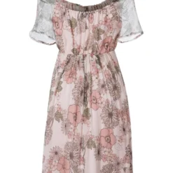 Ana Alcazar Off-Shoulder Zijden Jurk Nara