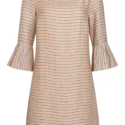 Ana Alcazar Volant Jurk Zemos Licht-Beige 9 Ana Alcazar Volant Jurk Zemos Licht-Beige -Goedkope Mooie Kled Winkel 047621 2866 808 a 1