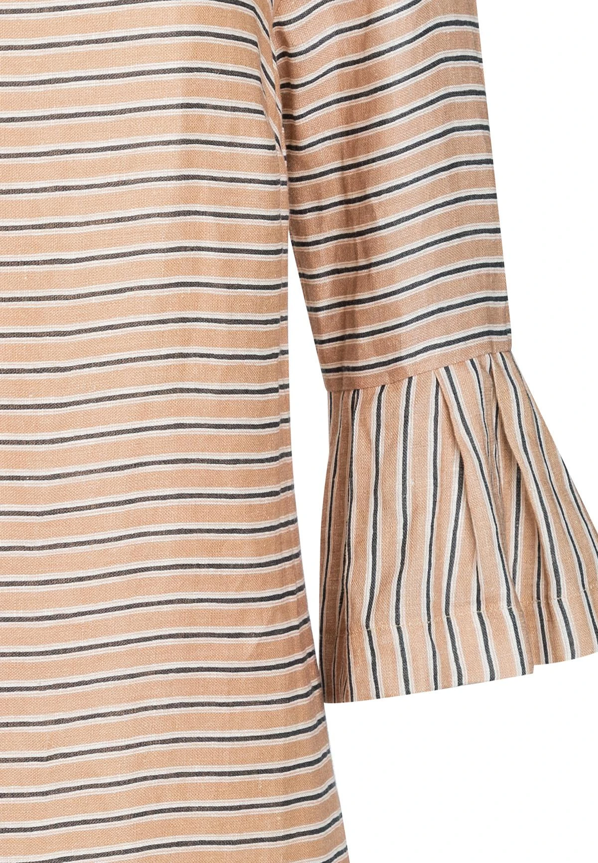 Ana Alcazar Volant Jurk Zemos Licht-Beige 3 Ana Alcazar Volant Jurk Zemos Licht-Beige - Afbeelding 3