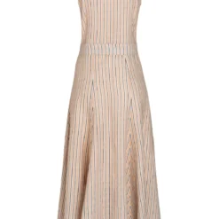 Ana Alcazar Midi Jurk Zeimy Licht-Beige