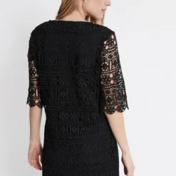 Ana Alcazar A-Lijn Jurk Saide Zwart -Goedkope Mooie Kled Winkel 2689 046934 100 20