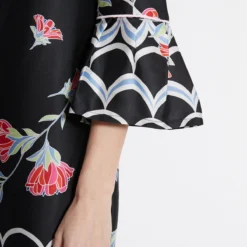 Ana Alcazar Mouw Jurk Sefyme Zwart -Goedkope Mooie Kled Winkel 2703 047006 100 16