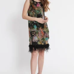 Ana Alcazar A-Lijn Jurk Sekany Zwart