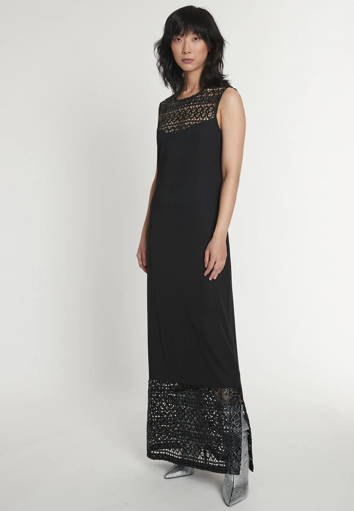 Ana Alcazar Kant Lange Jurk Emolais 2 Ana Alcazar Kant Lange Jurk Emolais - Afbeelding 2