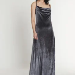 Ana Alcazar Velvet Maxi Jurk Lairola -Goedkope Mooie Kled Winkel ana alcazar 046139 2467 9104