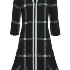 Ana Alcazar Strip Jurk Paloa Zwart -Goedkope Mooie Kled Winkel ana alcazar 046679 2623 100 a