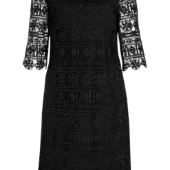 Ana Alcazar A-Lijn Jurk Saide Zwart -Goedkope Mooie Kled Winkel ana alcazar 046934 2689 100 a