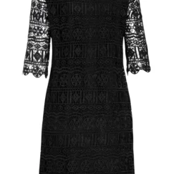 Ana Alcazar A-Lijn Jurk Saide Zwart -Goedkope Mooie Kled Winkel ana alcazar 046934 2689 100 b