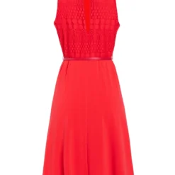 Ana Alcazar Mix Jurk Sanobea Rood -Goedkope Mooie Kled Winkel ana alcazar 046954 2694 500 7