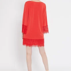 Ana Alcazar Lange Mouwen Jurk Saorea Rood 8 Ana Alcazar Lange Mouwen Jurk Saorea Rood -Goedkope Mooie Kled Winkel ana alcazar 046956 2694 500 4