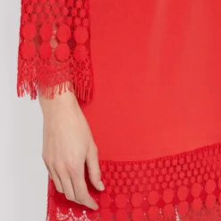 Ana Alcazar Lange Mouwen Jurk Saorea Rood 9 Ana Alcazar Lange Mouwen Jurk Saorea Rood -Goedkope Mooie Kled Winkel ana alcazar 046956 2694 500 5