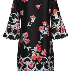 Ana Alcazar Mouw Jurk Sefyme Zwart -Goedkope Mooie Kled Winkel ana alcazar 047006 2703 100 b