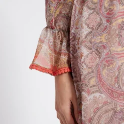 Ana Alcazar Ruche Mouw Jurk Semesta 11 Ana Alcazar Ruche Mouw Jurk Semesta -Goedkope Mooie Kled Winkel ana alcazar 047036 2709 6