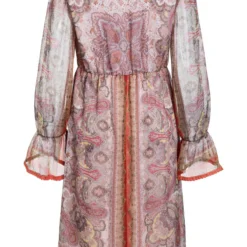 Ana Alcazar Ruche Mouw Jurk Semesta 12 Ana Alcazar Ruche Mouw Jurk Semesta -Goedkope Mooie Kled Winkel ana alcazar 047036 2709 7