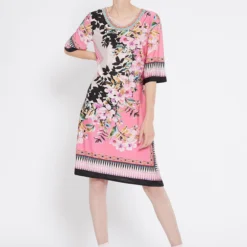 Ana Alcazar Korte Mouw Jurk Shepsy