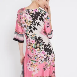 Ana Alcazar Korte Mouw Jurk Shepsy -Goedkope Mooie Kled Winkel ana alcazar 047077 2718 4