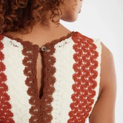 Ana Alcazar Mouwloos Jurk Sponty -Goedkope Mooie Kled Winkel ana alcazar 047155 2734 5