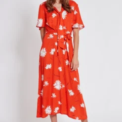 Ana Alcazar Midi Jurk Taxyne