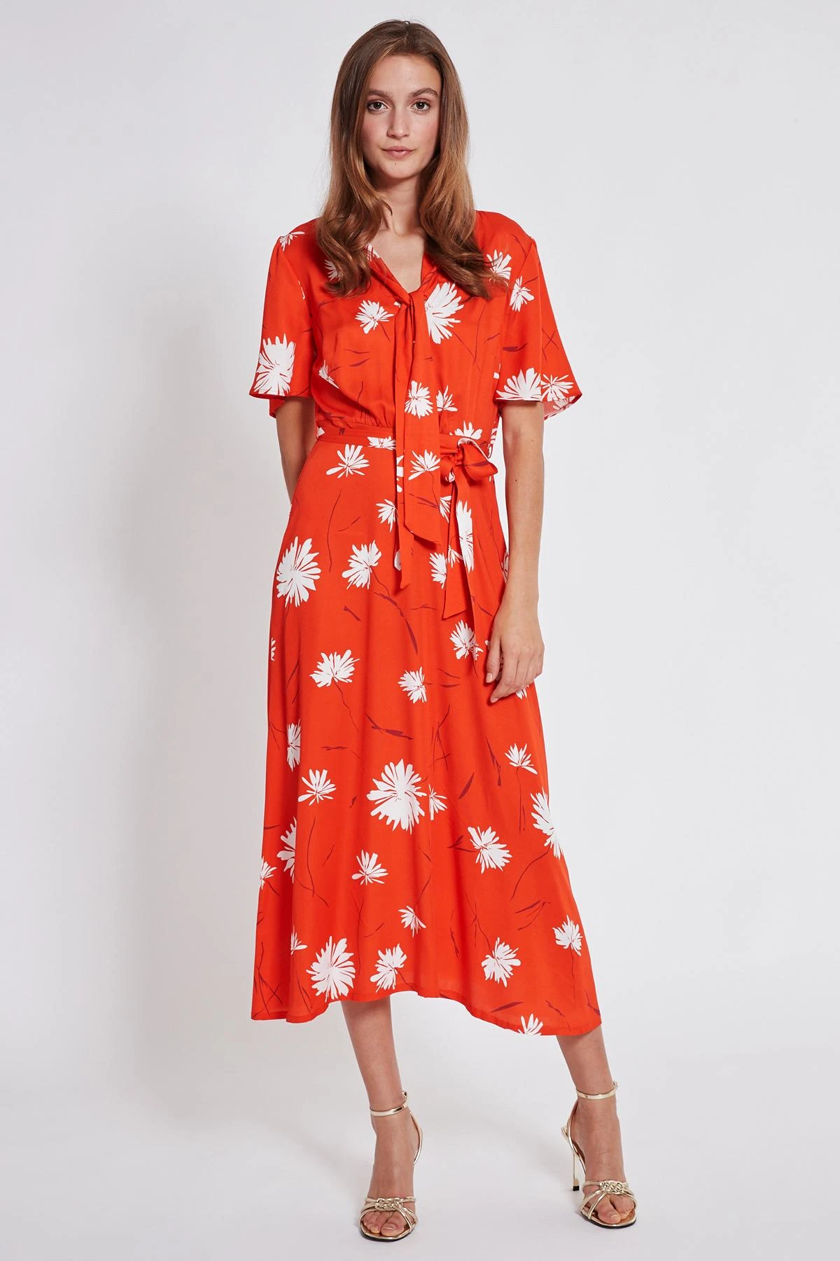 Ana Alcazar Midi Jurk Taxyne 1 Ana Alcazar Midi Jurk Taxyne