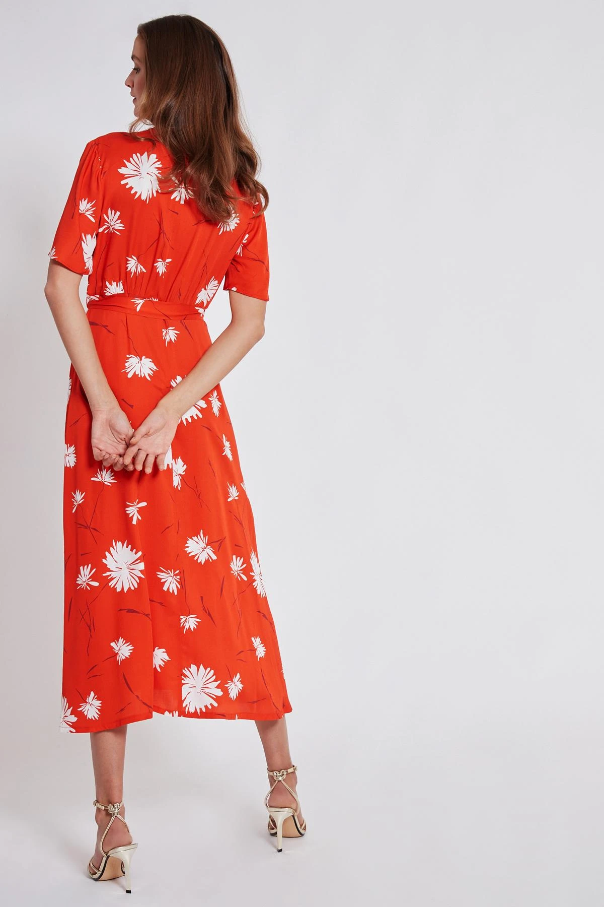 Ana Alcazar Midi Jurk Taxyne 3 Ana Alcazar Midi Jurk Taxyne - Afbeelding 3