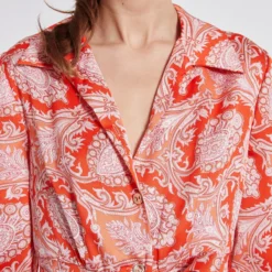 Ana Alcazar Midi Jurk Tefrola Geel -Goedkope Mooie Kled Winkel ana alcazar 047211 2754 500 5