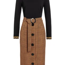 Ana Alcazar Mix Jurk Vabesto -Goedkope Mooie Kled Winkel ana alcazar 047306 2785 910 1