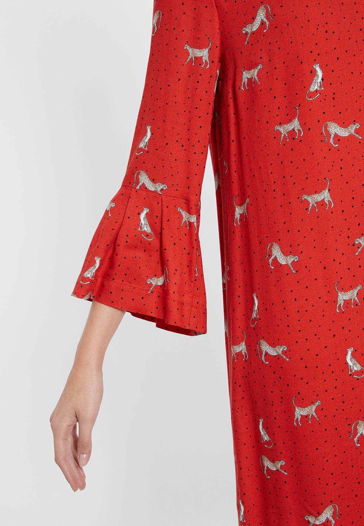 Ana Alcazar A-Lijn Jurk Vabonte 4 Ana Alcazar A-Lijn Jurk Vabonte - Afbeelding 4