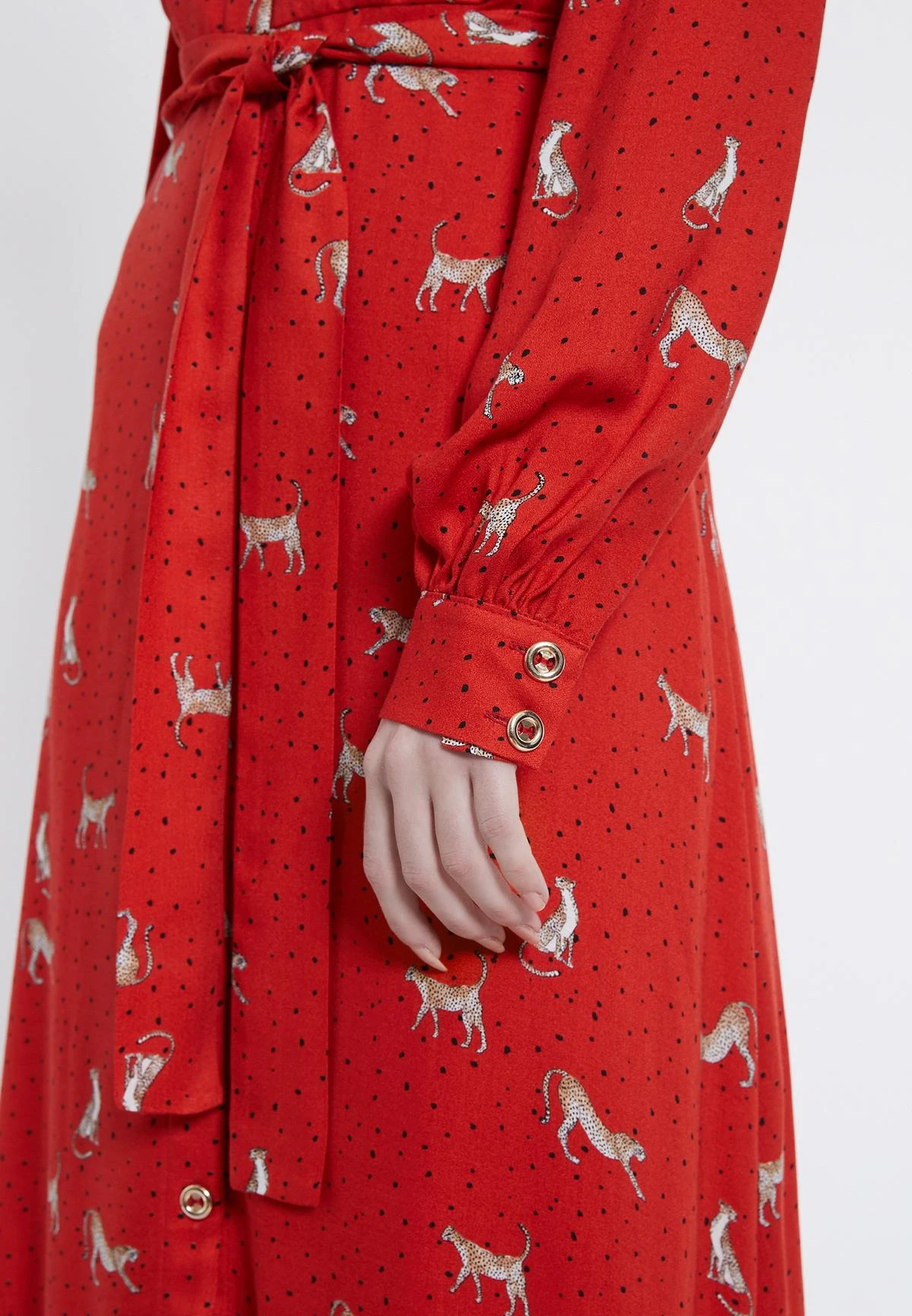 Ana Alcazar Midi Jurk Vabora 5 Ana Alcazar Midi Jurk Vabora - Afbeelding 5