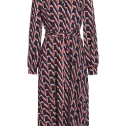 Ana Alcazar Midi Jurk Vabunea Bruin -Goedkope Mooie Kled Winkel ana alcazar 047325 2790 800 1