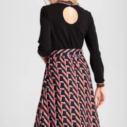 Ana Alcazar Mix Jurk Vaburany Bruin 8 Ana Alcazar Mix Jurk Vaburany Bruin -Goedkope Mooie Kled Winkel ana alcazar 047328 2790 800 4