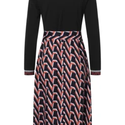 Ana Alcazar Mix Jurk Vaburany Bruin 10 Ana Alcazar Mix Jurk Vaburany Bruin -Goedkope Mooie Kled Winkel ana alcazar 047328 2790 800 6