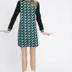 Ana Alcazar A-Lijn Jurk Vabume Groen -Goedkope Mooie Kled Winkel ana alcazar 047329 2790 400 4