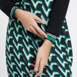 Ana Alcazar A-Lijn Jurk Vabume Groen -Goedkope Mooie Kled Winkel ana alcazar 047329 2790 400 5