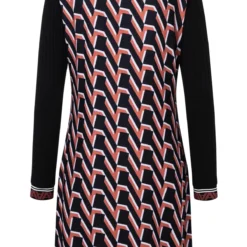 Ana Alcazar A-Lijn Jurk Vabumis Bruin -Goedkope Mooie Kled Winkel ana alcazar 047329 2790 800 6