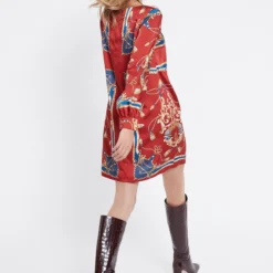 Ana Alcazar Lange Mouwen Jurk Vadjosa -Goedkope Mooie Kled Winkel ana alcazar 047340 2793 910 4