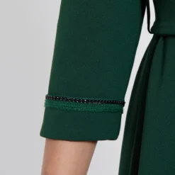 Ana Alcazar Riem Jurk Vafetos Groen -Goedkope Mooie Kled Winkel ana alcazar 047366 2797 400 5