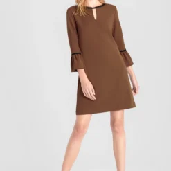 Ana Alcazar A-Lijn Jurk Vafemis Bruin
