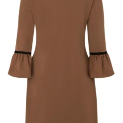 Ana Alcazar A-Lijn Jurk Vafemis Bruin -Goedkope Mooie Kled Winkel ana alcazar 047367 2797 800 6