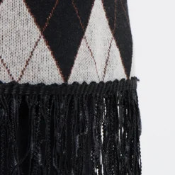 Ana Alcazar Franjes Jurk Vekyra Geel -Goedkope Mooie Kled Winkel ana alcazar 047416 2807 900 6