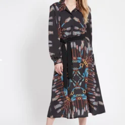 Ana Alcazar Midi Jurk Wabota