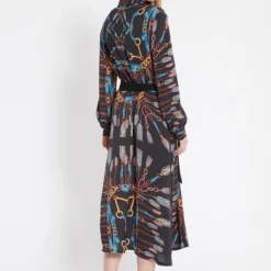 Ana Alcazar Midi Jurk Wabota -Goedkope Mooie Kled Winkel ana alcazar 047481 2825 4