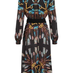 Ana Alcazar Midi Jurk Wabota -Goedkope Mooie Kled Winkel ana alcazar 047481 2825 6