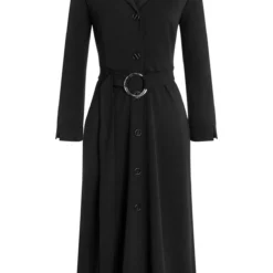 Ana Alcazar Blouse Jurk Waelis Zwart -Goedkope Mooie Kled Winkel ana alcazar 047492 2828 100 1