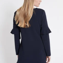 Ana Alcazar Volant Jurk Waisy Blauw 8 Ana Alcazar Volant Jurk Waisy Blauw -Goedkope Mooie Kled Winkel ana alcazar 047500 2828 300 4