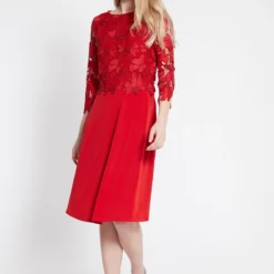 Ana Alcazar Kant-Mix Jurk Wapura