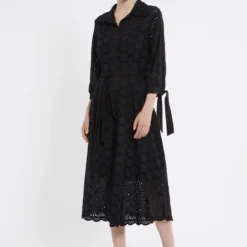 Ana Alcazar Blouse Jurk Zekos Zwart