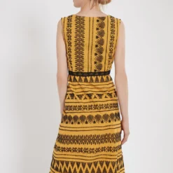 Ana Alcazar Midi Jurk Zelmy -Goedkope Mooie Kled Winkel ana alcazar 047615 2864 9104