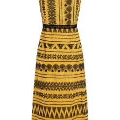 Ana Alcazar Midi Jurk Zelmy -Goedkope Mooie Kled Winkel ana alcazar 047615 2864 9106