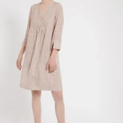 Ana Alcazar Tuniek Jurk Zema Donker-beige