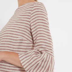 Ana Alcazar Volant Jurk Zemes Donker-Beige 9 Ana Alcazar Volant Jurk Zemes Donker-Beige -Goedkope Mooie Kled Winkel ana alcazar 047621 2866 8085